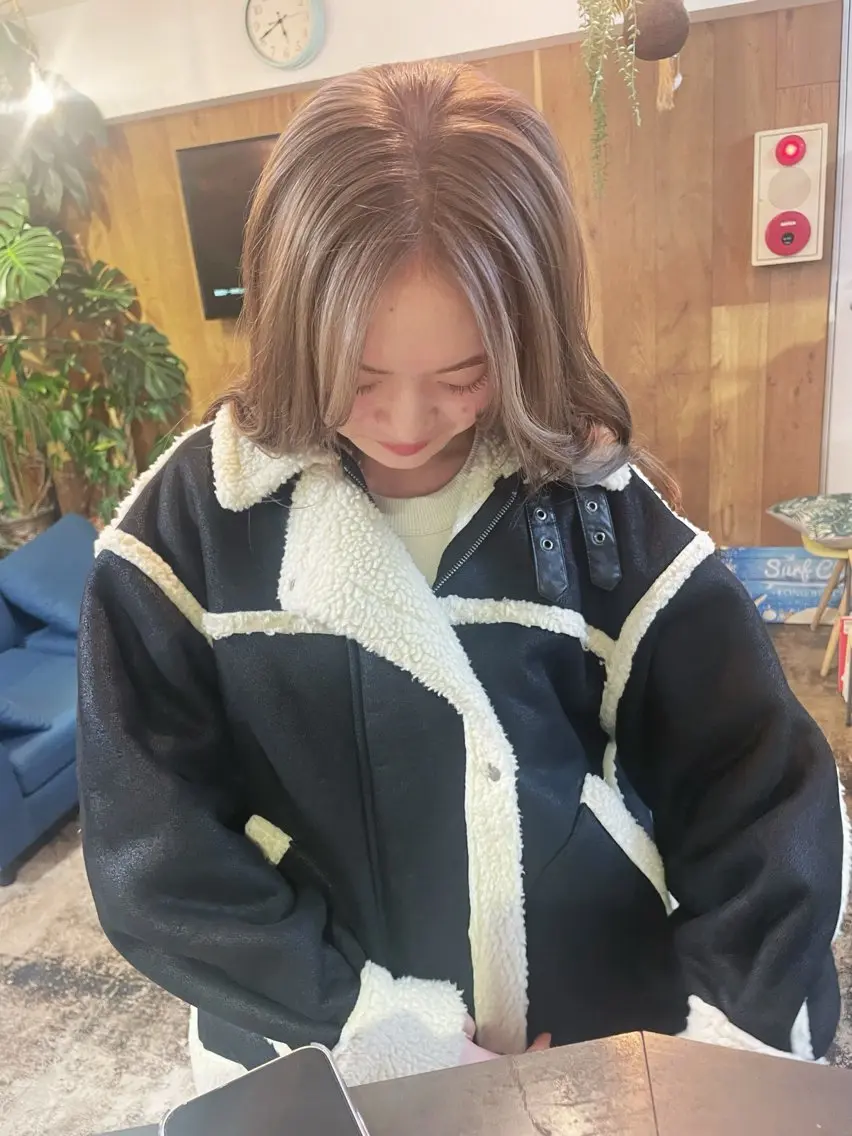 ロング ヘアカラー トリートメント ふわっとレイヤー 🪽スガヤハルミのヘアスタイル