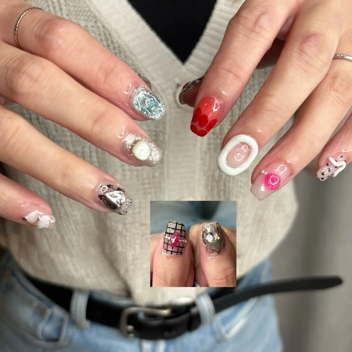ネイル 持ち込み ニュアンスネイル 上田 智純のネイルデザイン
