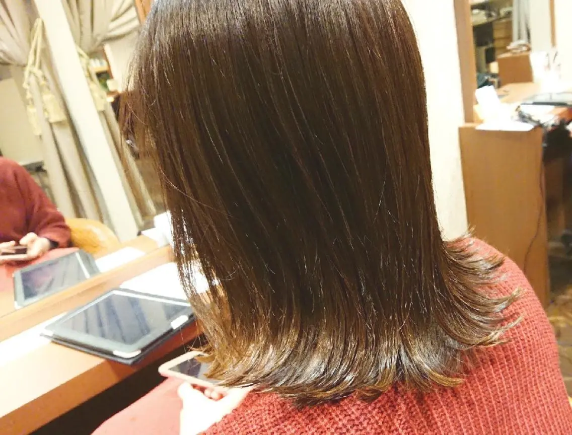ミディアム カラー ハイライトカラー ハイライト ◎モチマル チアキ◎のヘアスタイル