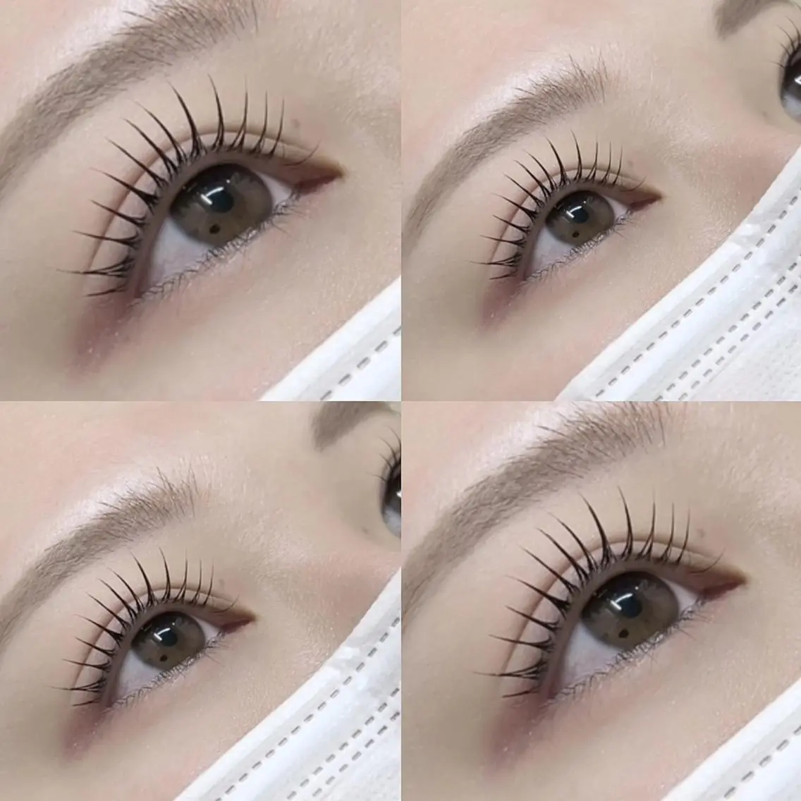 【お得なセットメニュー💙】まつげパーマ(上)＋美眉スタイリング(眉毛wax／間引き／保湿・メイク込み)の写真