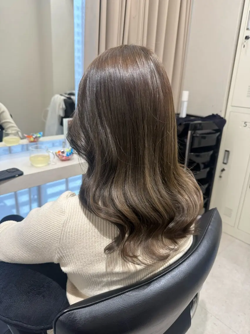 カラー カット ヘアカラー トリートメント ヘッドスパ haru 髪質改善サロンのヘアスタイル