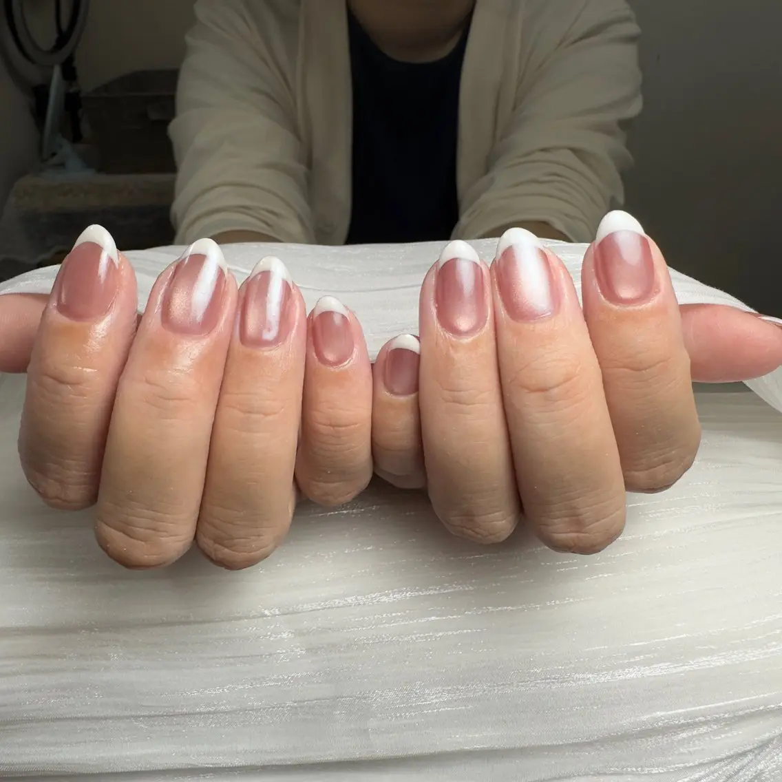ネイル フレンチネイル マグネットネイル ミラーネイル ハンドネイル Miami Nailのネイルデザイン