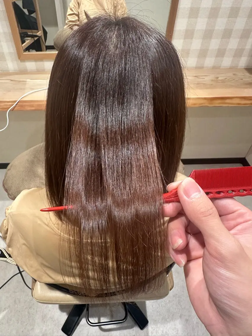 縮毛矯正 兒玉 侑真のヘアスタイル