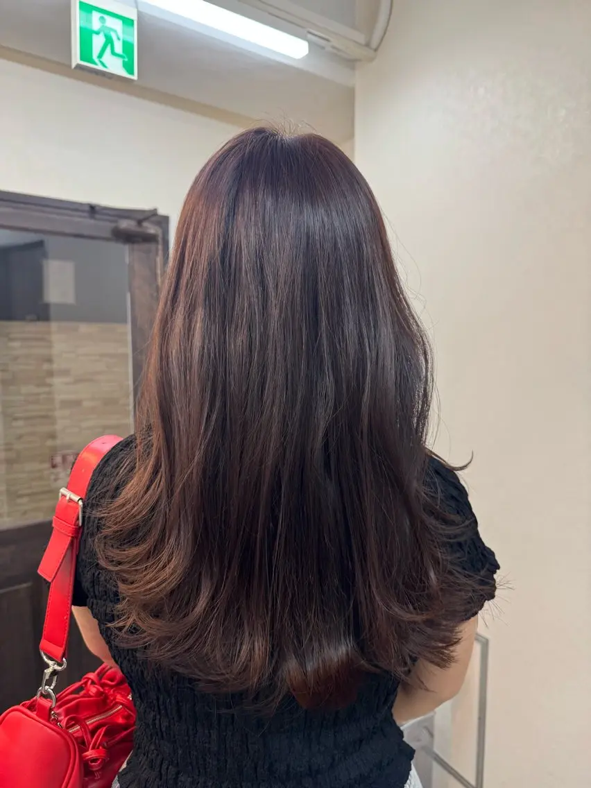 ロング 🧤ル ウ🧤のヘアスタイル