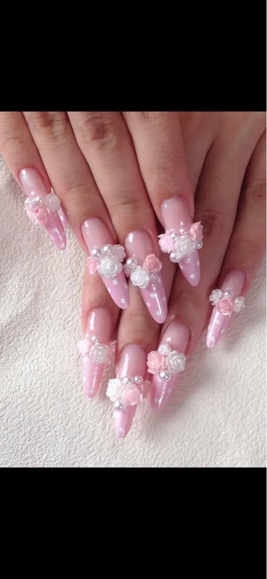 ネイル フットネイル フレンチネイル グラデーション 氷ネイル・うるうるネイル 韓国ネイル ハンドネイル Mixx Nail_ Studioのネイルデザイン