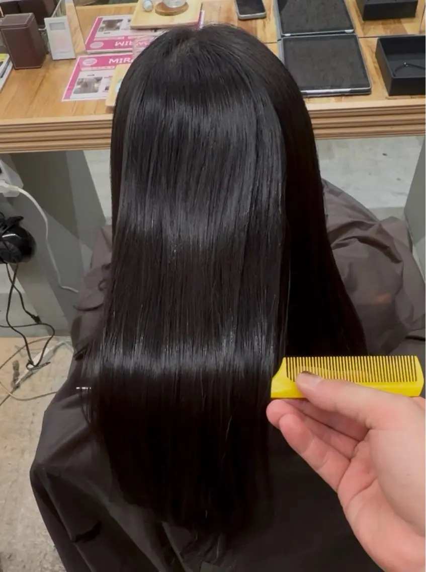 ロング カラー ヘアカラー 髪質改善JILL 🤍🩵AIのヘアスタイル