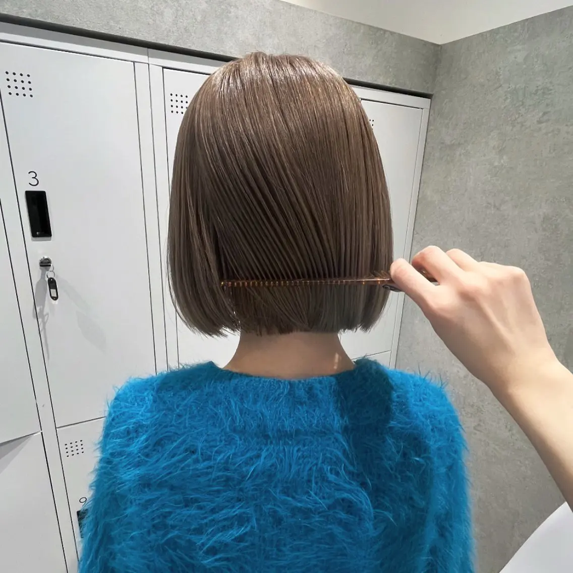 ショート ボブ ヘアカラー トリートメント hiyori 【ﾌﾗﾐｭｰﾑ高崎】のヘアスタイル