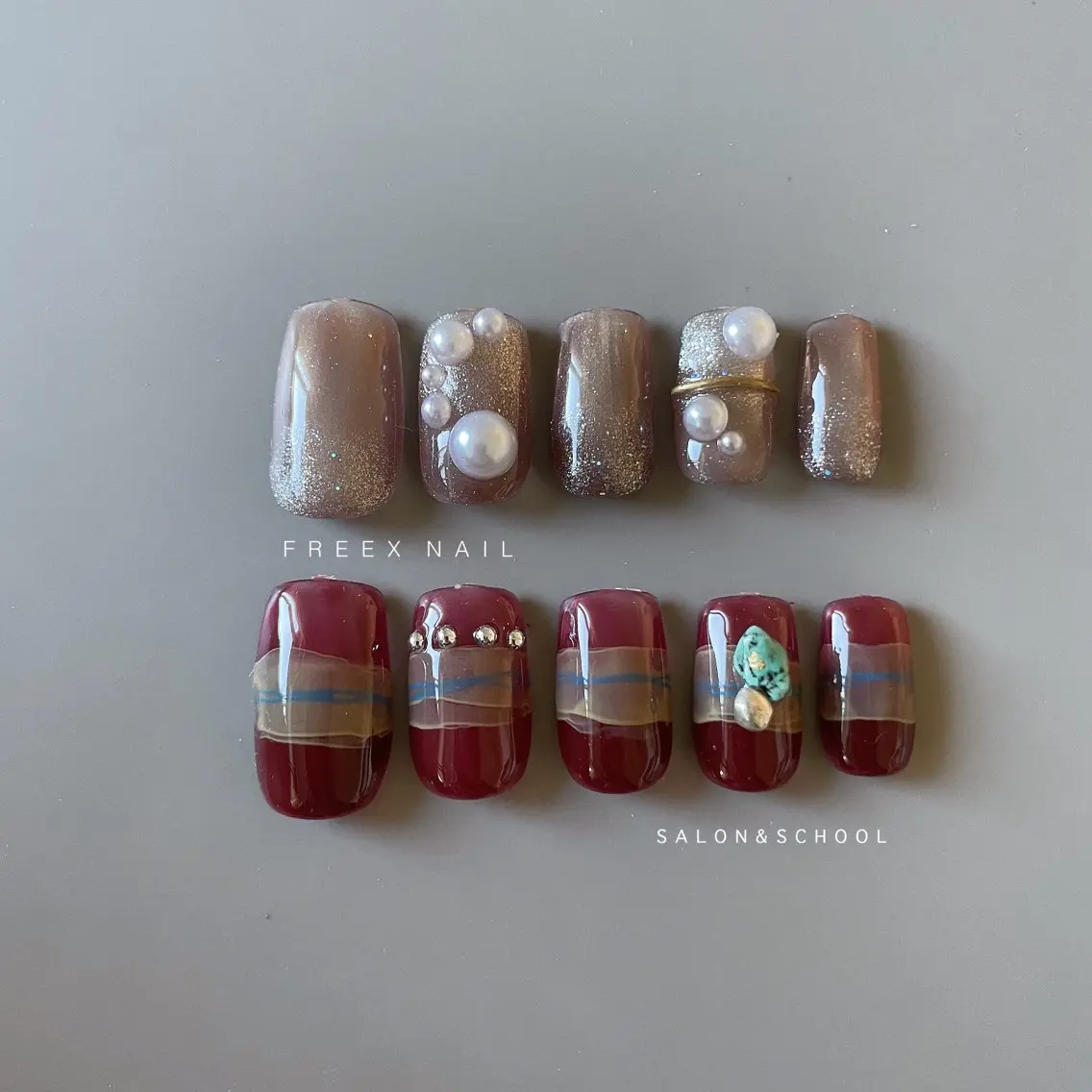 ネイル ハンドネイル ハンドケア freex nail /ニュアンス/個性派のネイルデザイン