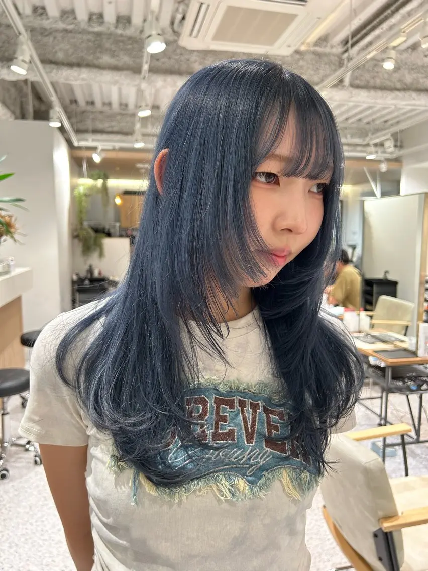 ロング ヘアカラー hair&eye🎀 /momoKaのヘアスタイル