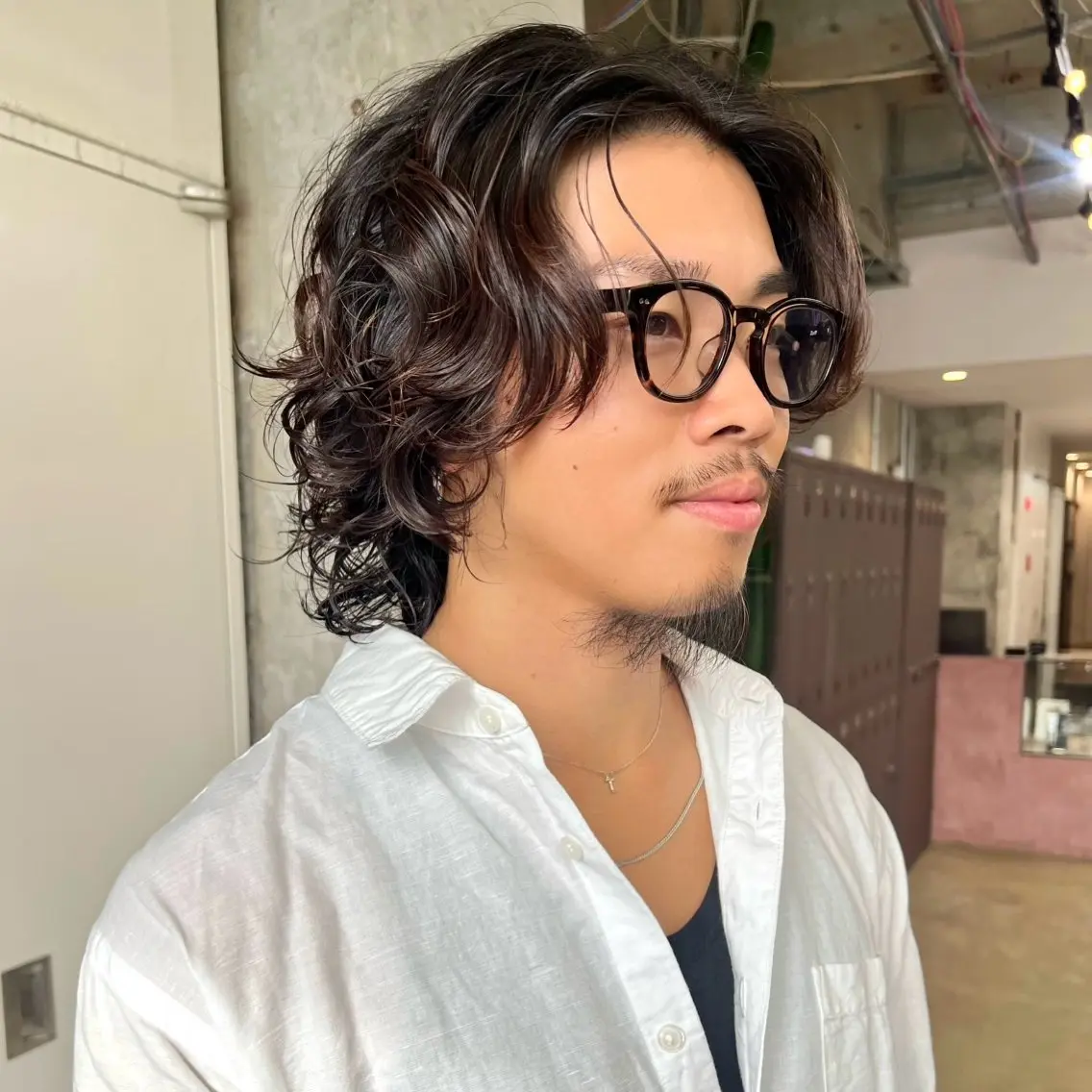 ショート パーマ メンズ メンズパーマ カット パーマ レイヤー / メンズ 🇰🇷 細江 美紅のヘアスタイル