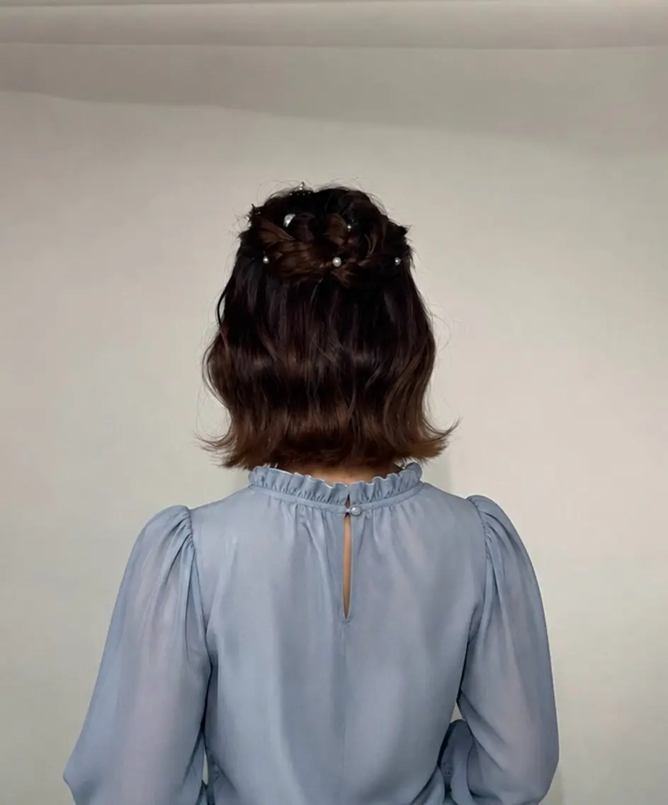 ヘアアレンジ ヘアセット 山下 未都のヘアスタイル