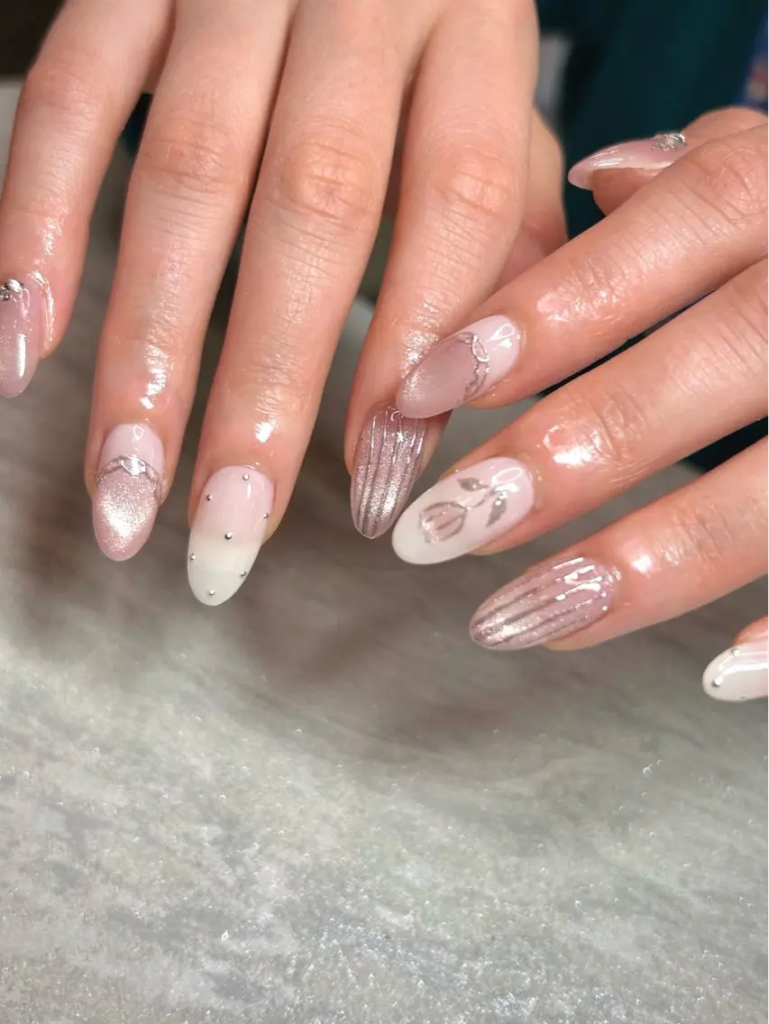 ネイル ハンドネイル ステラマリス 上山のネイルデザイン