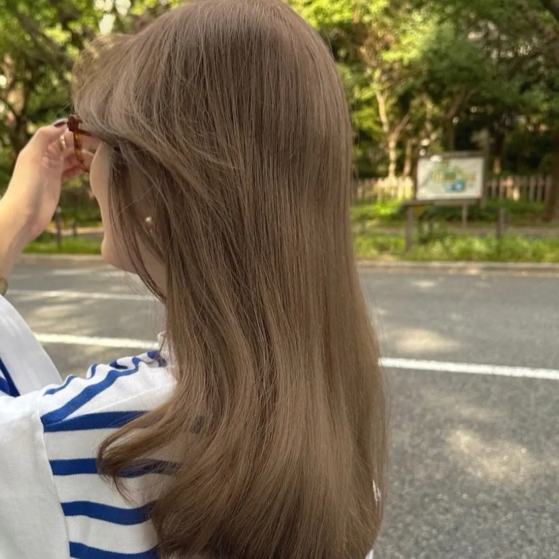 カラー トリートメント ヘッドスパ おうた /髪質改善特化のヘアスタイル