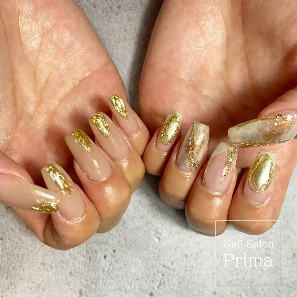 セミロング ネイル SalonPrima 西院Nail&Eyeのネイルデザイン