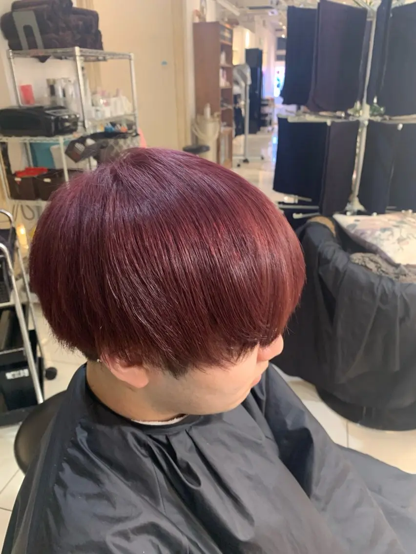 ショート ✨ハイトーンダメージ レス　ナルセ✨のヘアスタイル