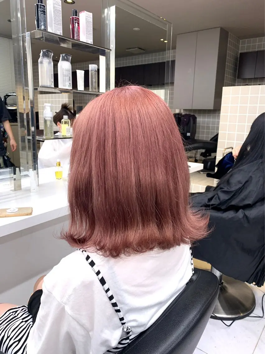ロング カラー ピンクカラー ヘアカラー 💖トレンド春夏 カラー💖FUTAのヘアスタイル