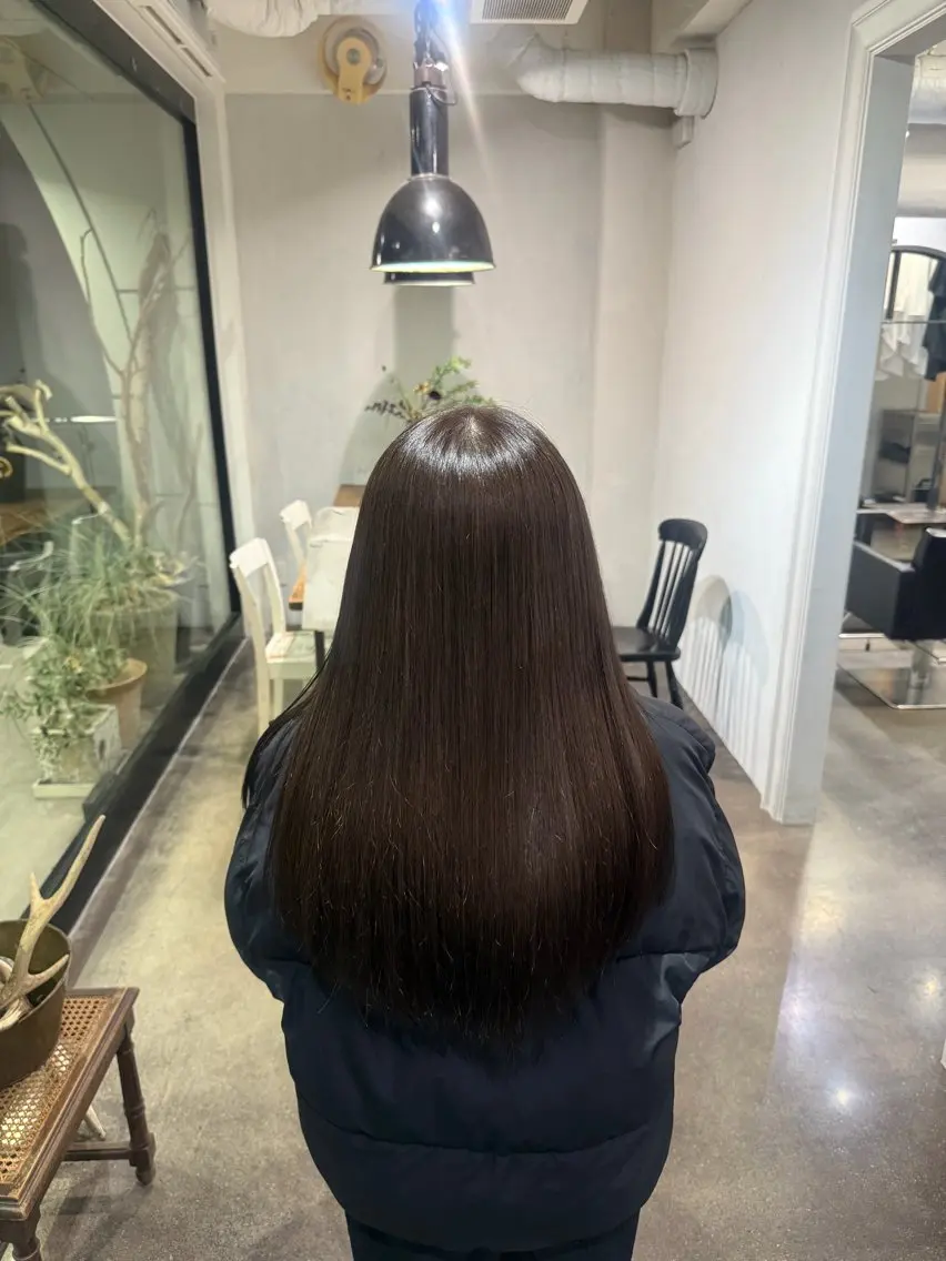 カラー ヘアカラー 北條 太基のヘアスタイル