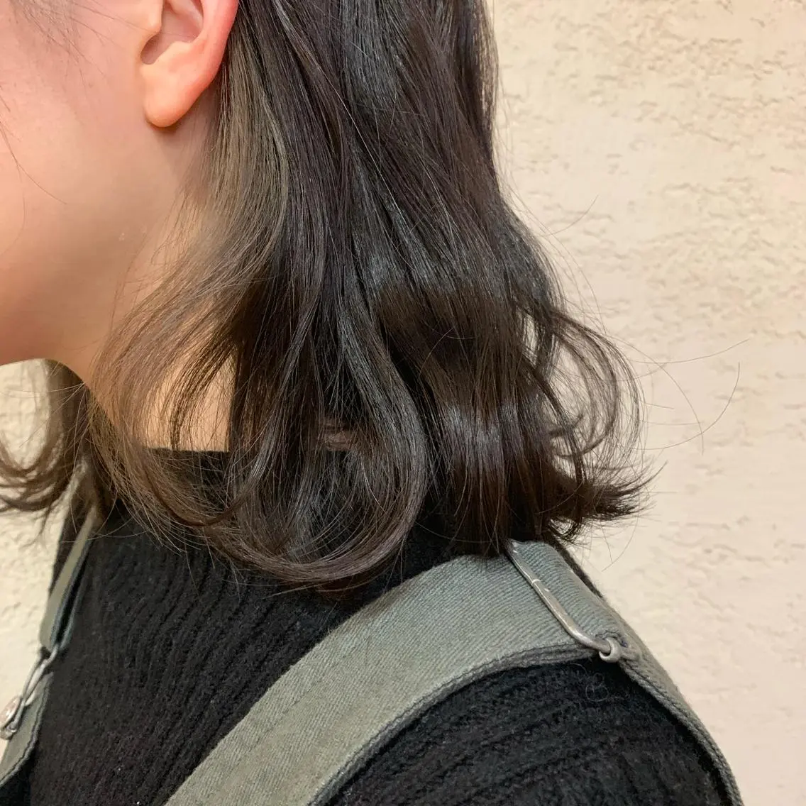 ミディアム カラー ヘアアレンジ ベージュカラー カット ヘアカラー トリートメント 韓国×髪質改善特化 💍maki💍のヘアスタイル