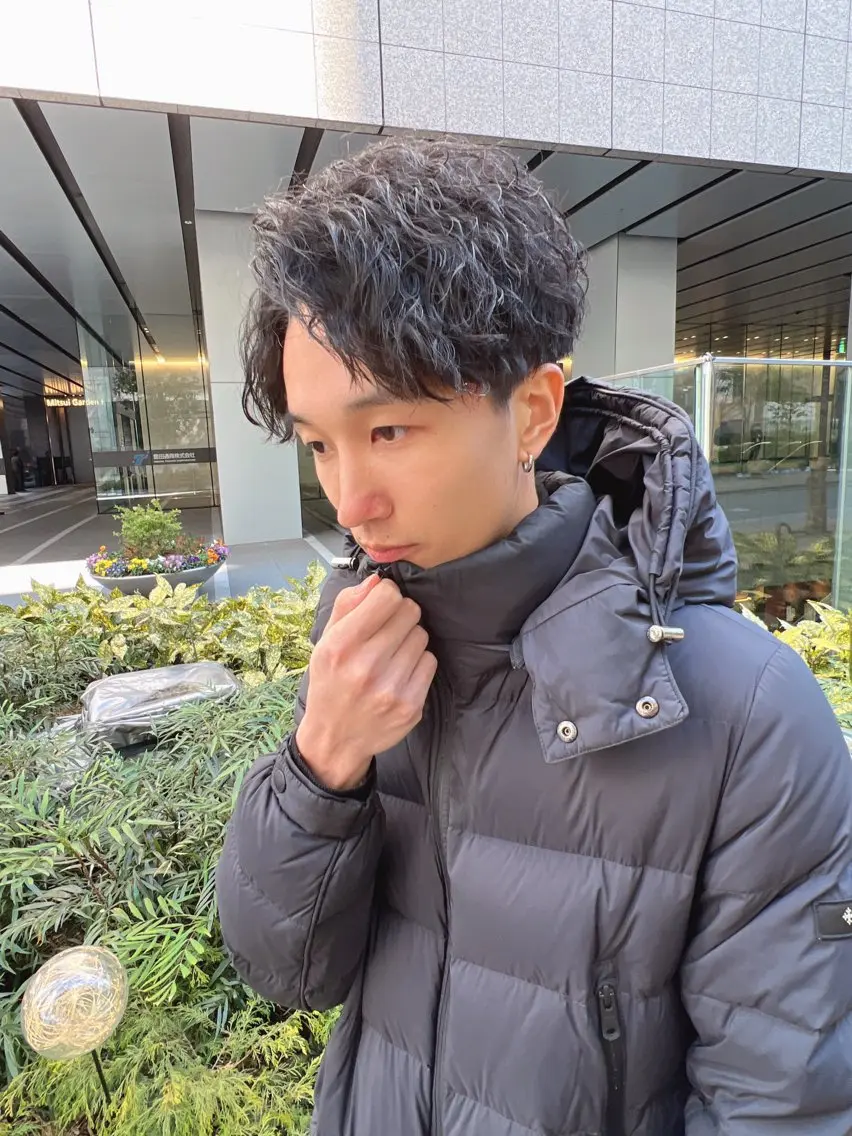 ショート パーマ メンズ Mizuki Yajimaのヘアスタイル