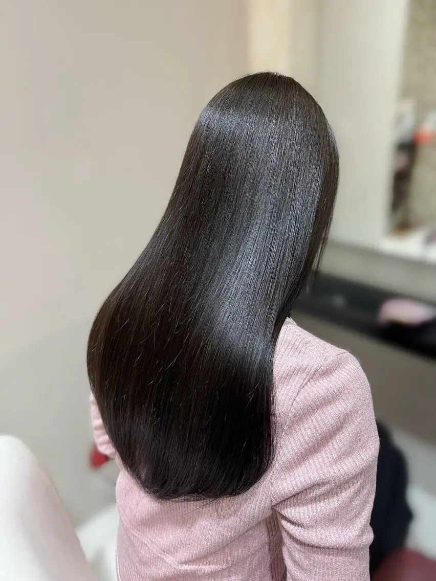 【美髪縮毛矯正】プレミアムストレートの写真