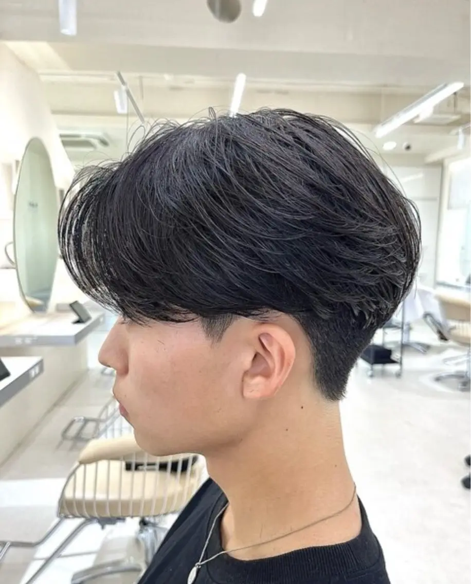 メンズ パーマ 重松 丈博のヘアスタイル