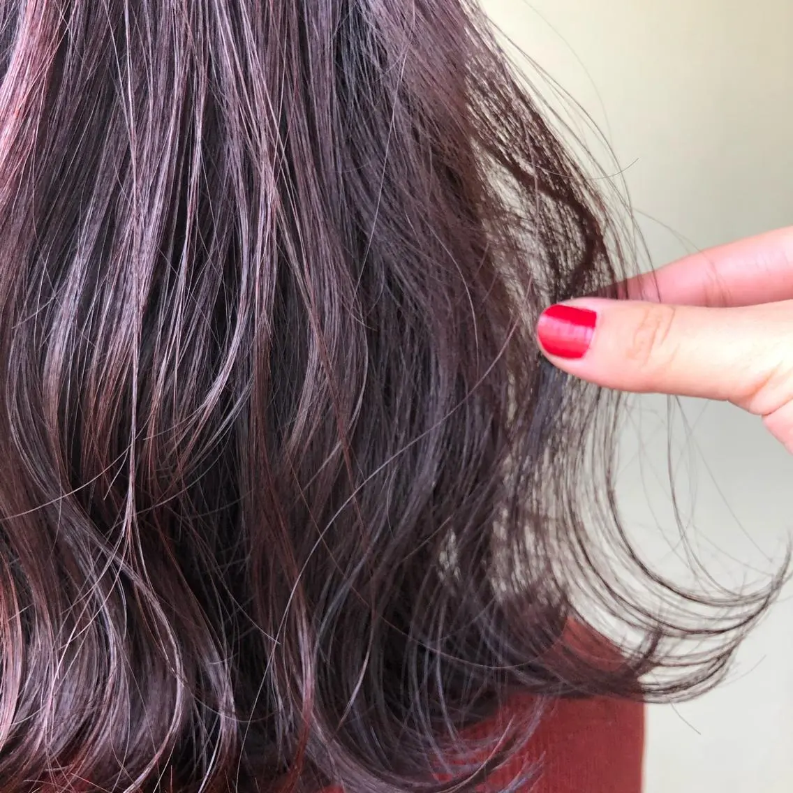 ミディアム カラー ヘアアレンジ 透明感カラー ピンクカラー ヘアカラー トリートメント 🌻韓国風ヘア🌻 ✨🌷ナナコ🌷のヘアスタイル
