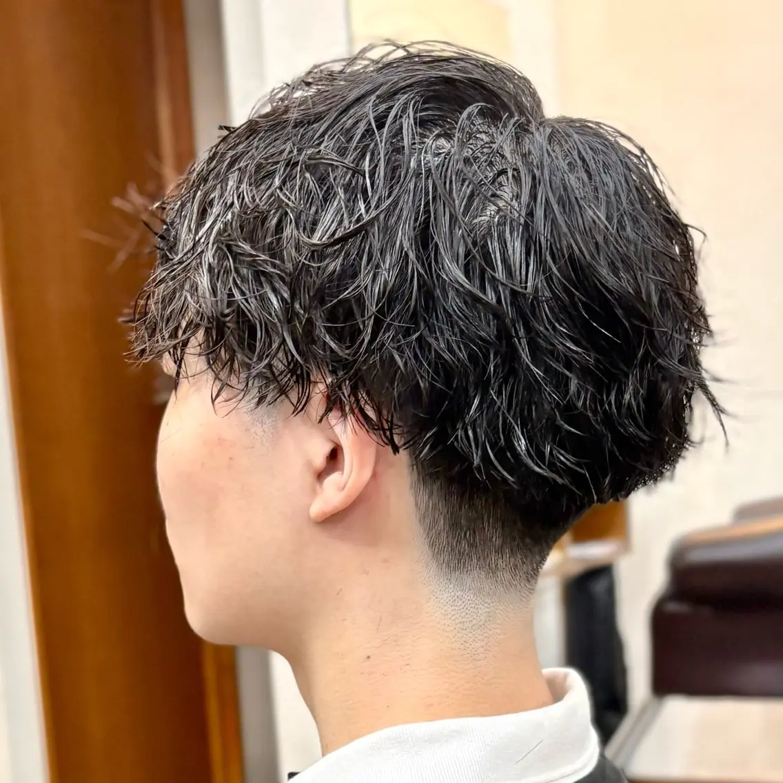 ショート パーマ メンズ カット パーマ トリートメント 💈直毛×ツイスパの プロ🥷清水のヘアスタイル