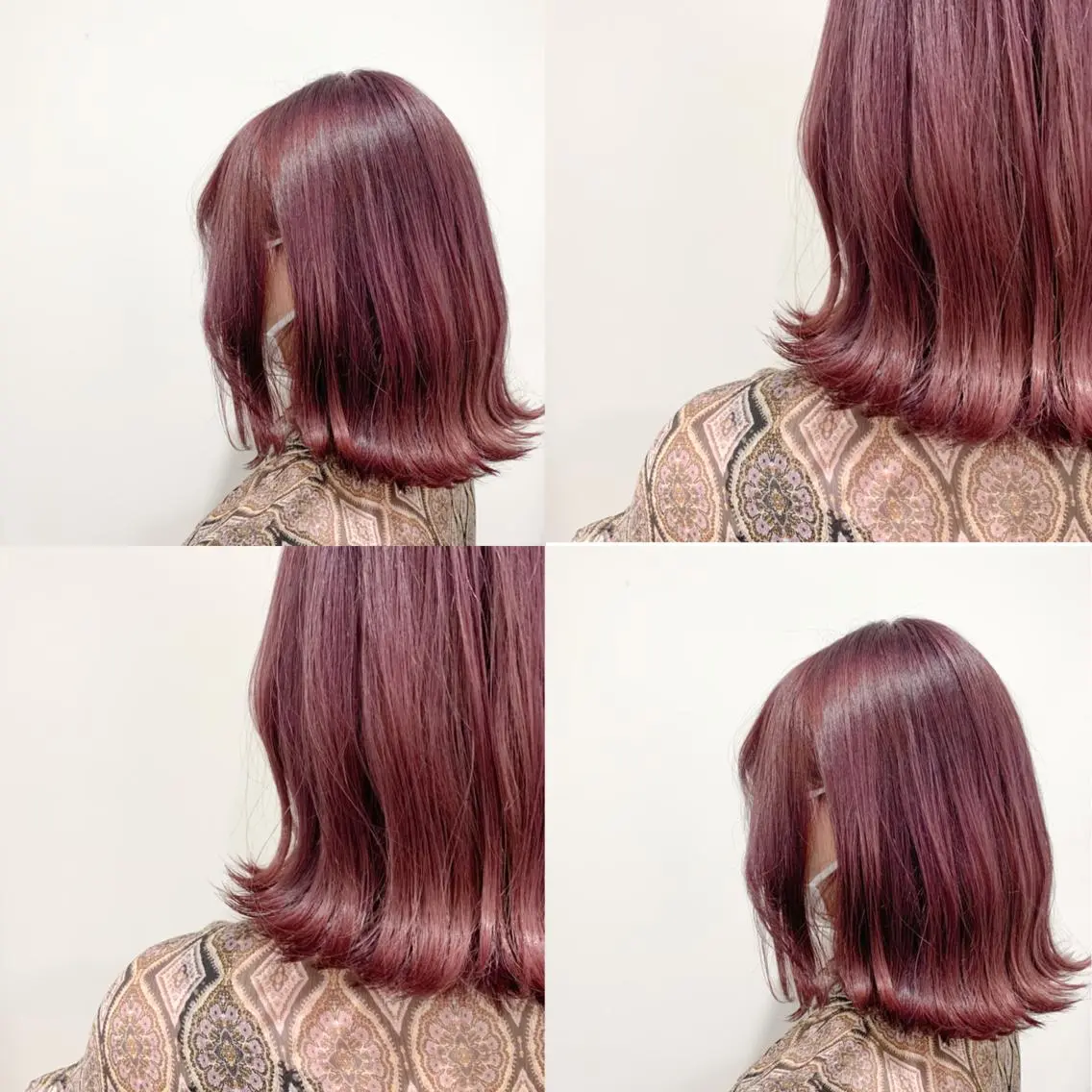 セミロング カラー 赤み消しカラー 🍀JUNKIのヘアスタイル