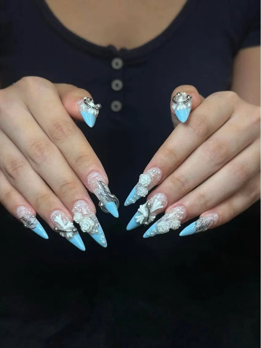 ネイル アートネイル フレンチネイル ジェルネイル 韓国ネイル マグネットネイル HAPPI NAIL 大国町のネイルデザイン