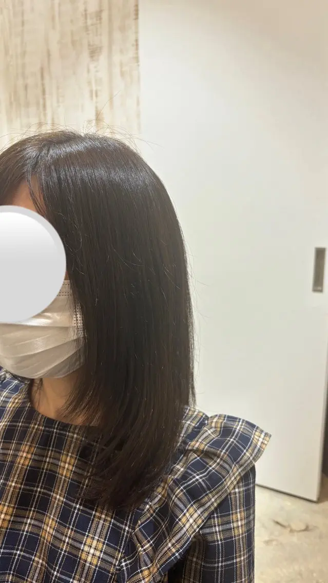 ロング 顔周りカット レイヤーカット 佐藤 優里のヘアスタイル
