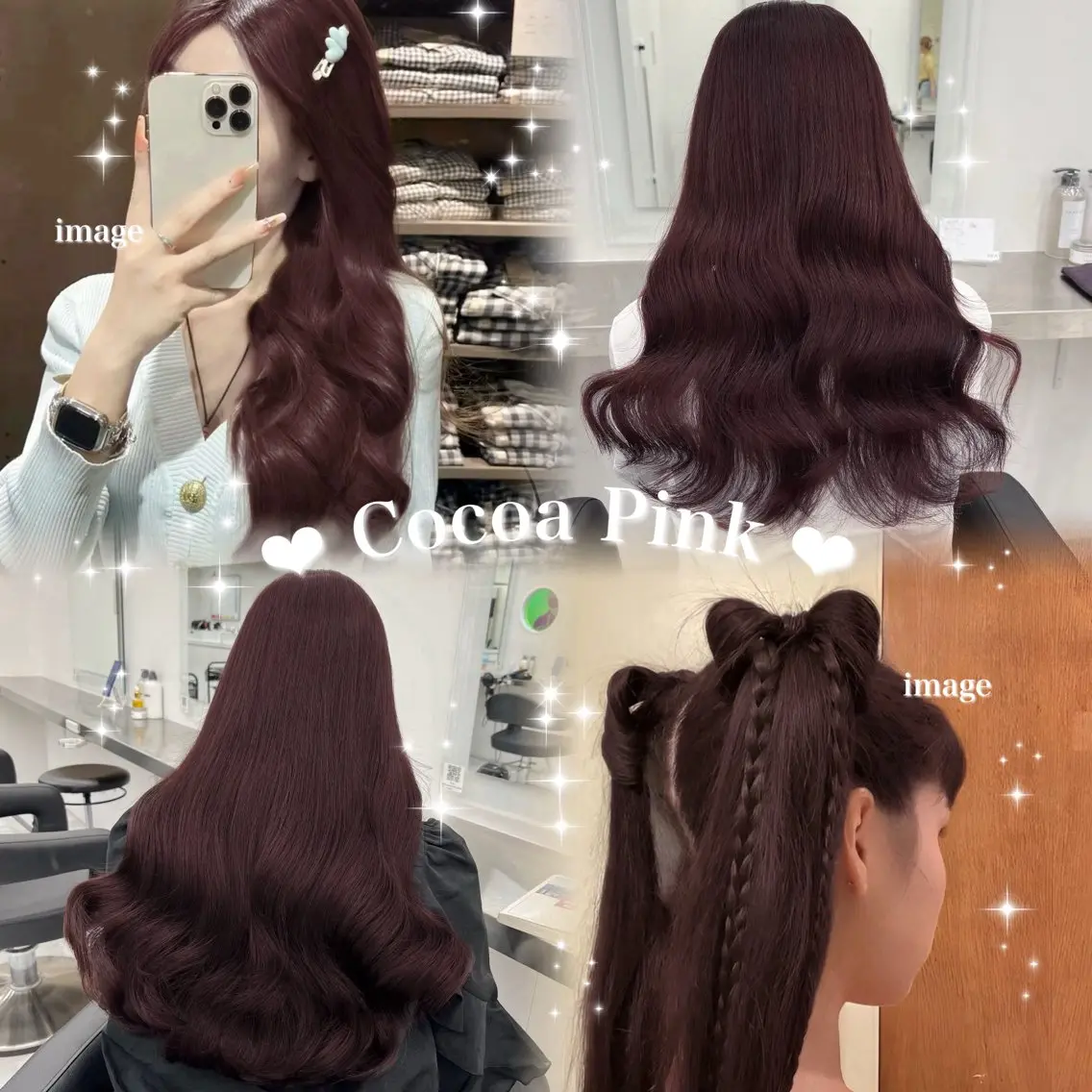 ロング カラー ヘアアレンジ 🫧🎀うる艶暖色 🏹Nanako🎀のヘアスタイル