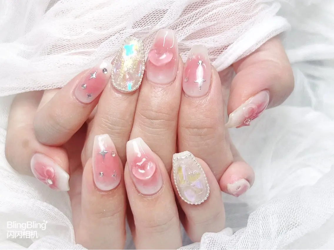 🌸チークネイル「初回ジェルオフ無料ケア込み」￥8980→¥6980の写真
