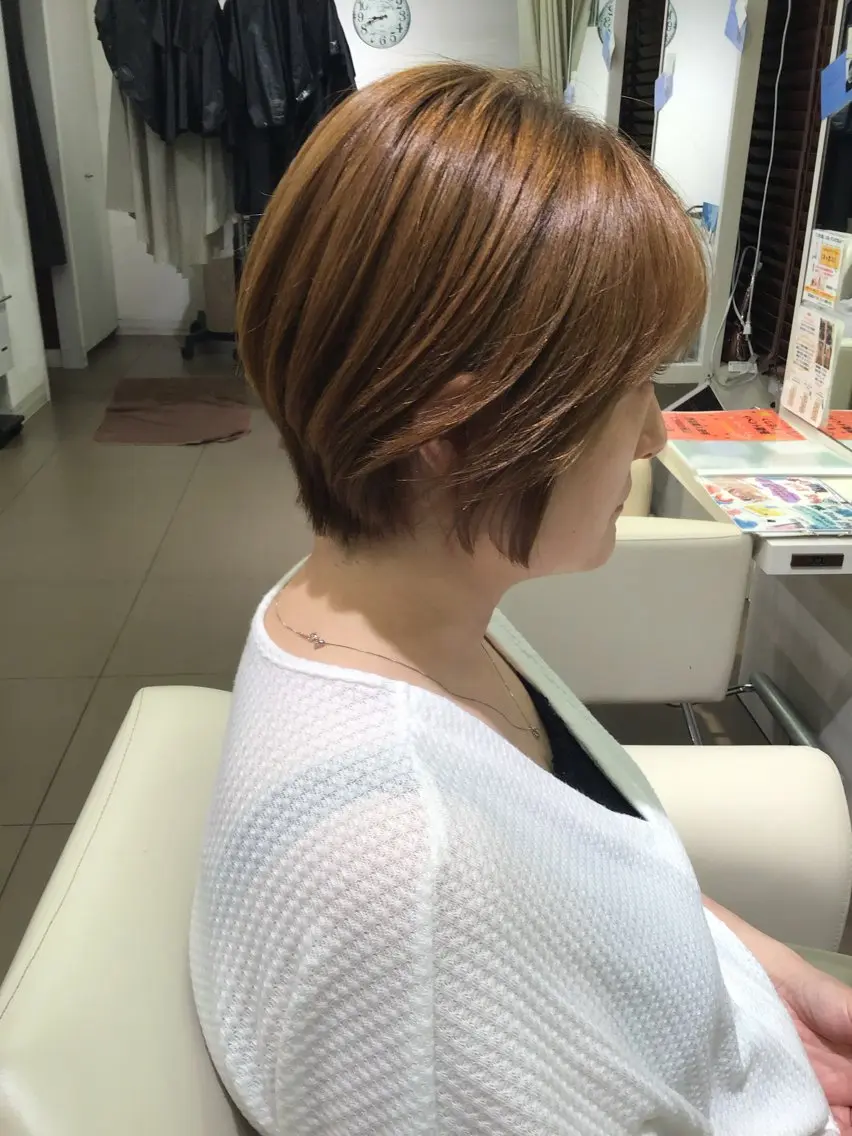 ショート ショートボブ ボブ 似合わせカット ショートヘア カット ヘアカラー トリートメント jouir_ yukiのヘアスタイル