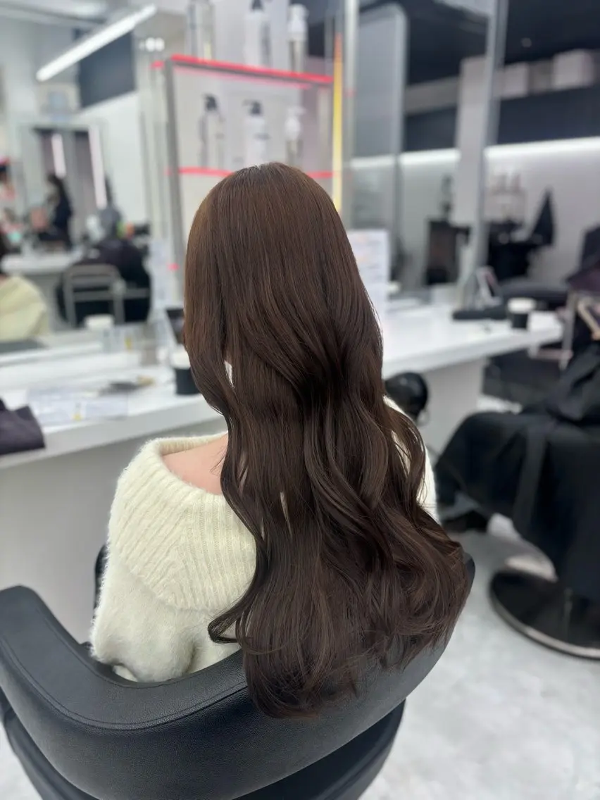 【💖初カラーの方、透明感が欲しい方💖】ブリーチなしダブルカラー+オリジナルトリートメントの写真