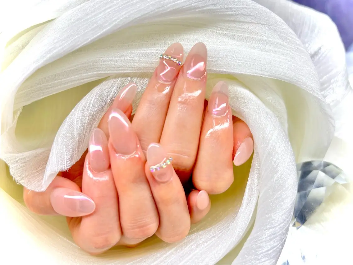 セミロング ハンドネイル GGhouse narumiのネイルデザイン