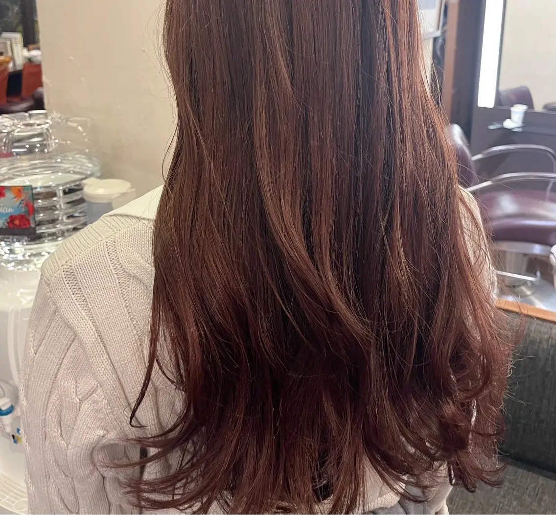 セミロング カラー Yoshida Yuriのヘアスタイル