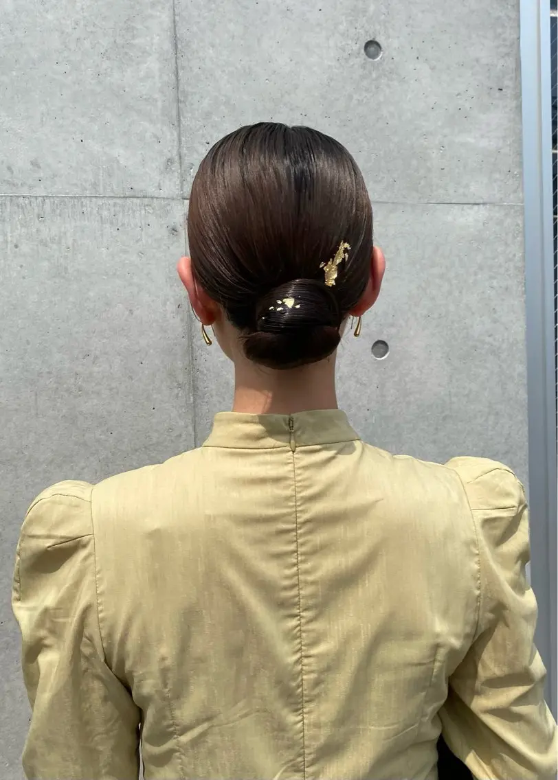セミロング ヘアアレンジ ヘアセット mina 🌷のヘアスタイル