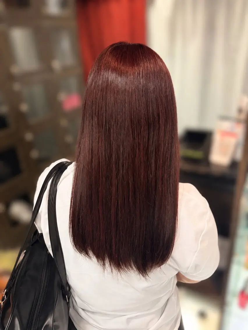 ロング カット ヘアカラー トリートメント レイヤー/パーマ 🐼HARUKA🐼のヘアスタイル