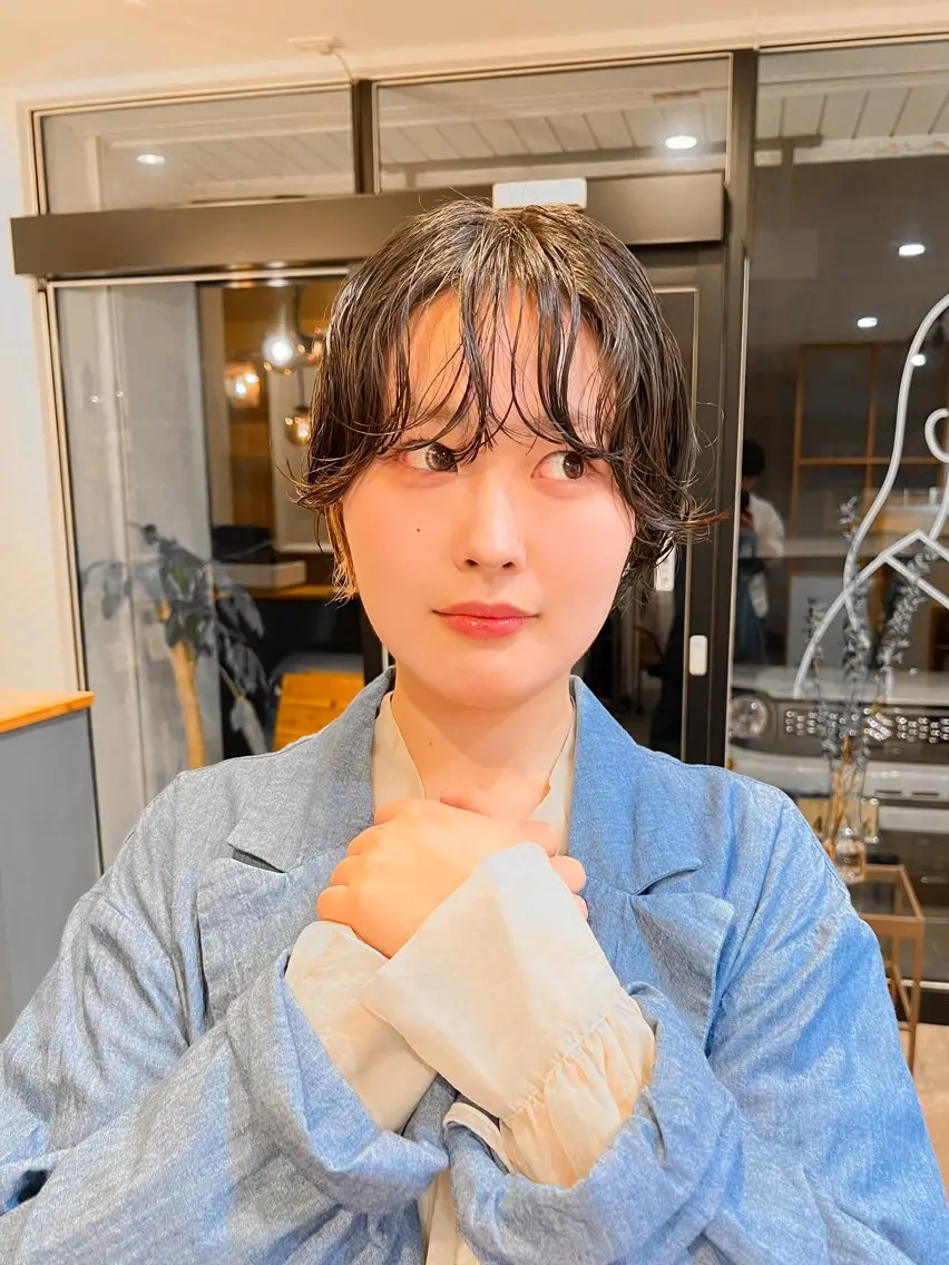 ショート パーマ イトウ ヒロヤのヘアスタイル