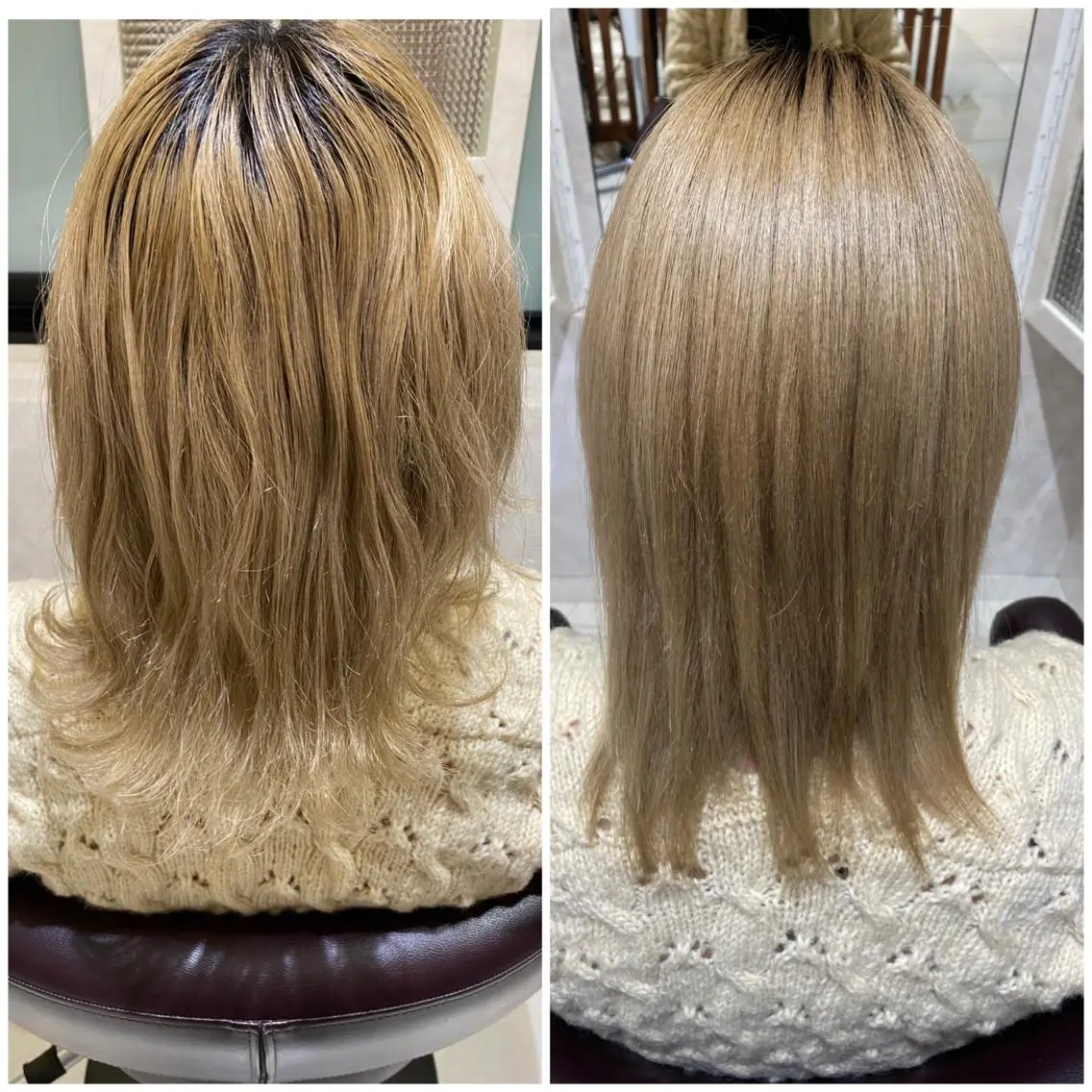ミディアム カラー ブリーチ Ayano 🫧のヘアスタイル