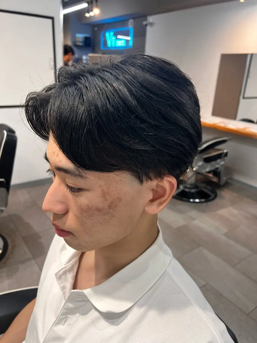 ショート カット 毛流れ•波巻きパーマ 特化🔥🌊瀬川竜生のヘアスタイル