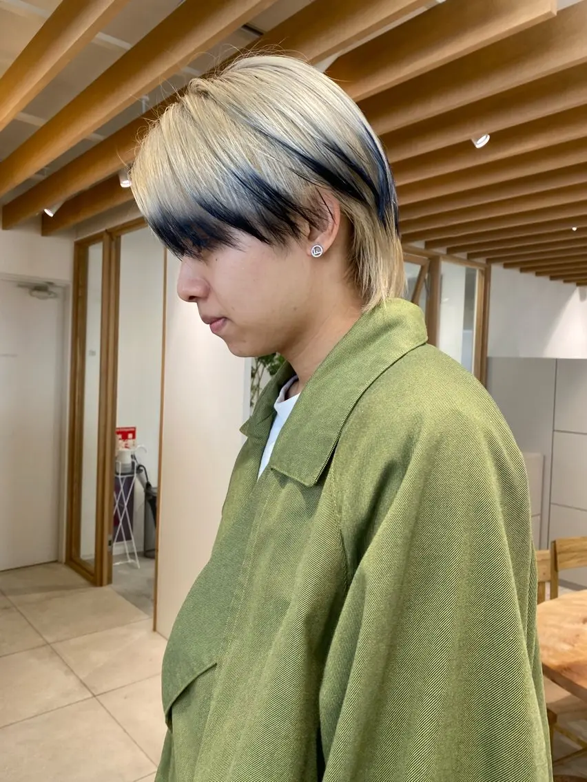 メンズ メンズブリーチ 酒徳 唯斗のヘアスタイル