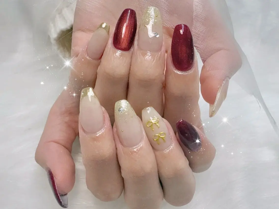 セミロング ハンドネイル Lili Nail Studio西荻窪店のネイルデザイン
