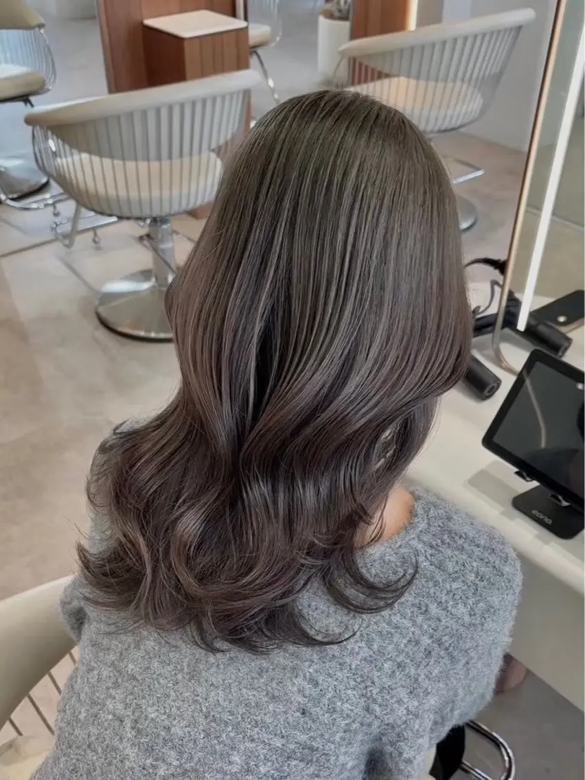 セミロング カット トリートメント ヘッドスパ ヘアセット 立川美容師✨️❤️ まゆかのヘアスタイル