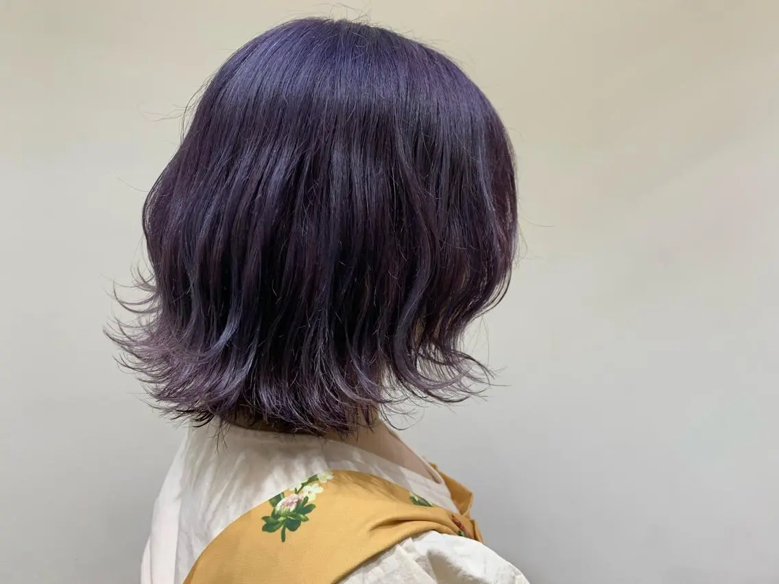 ミディアム カラー パーマ ヘアアレンジ apish cocoのヘアスタイル