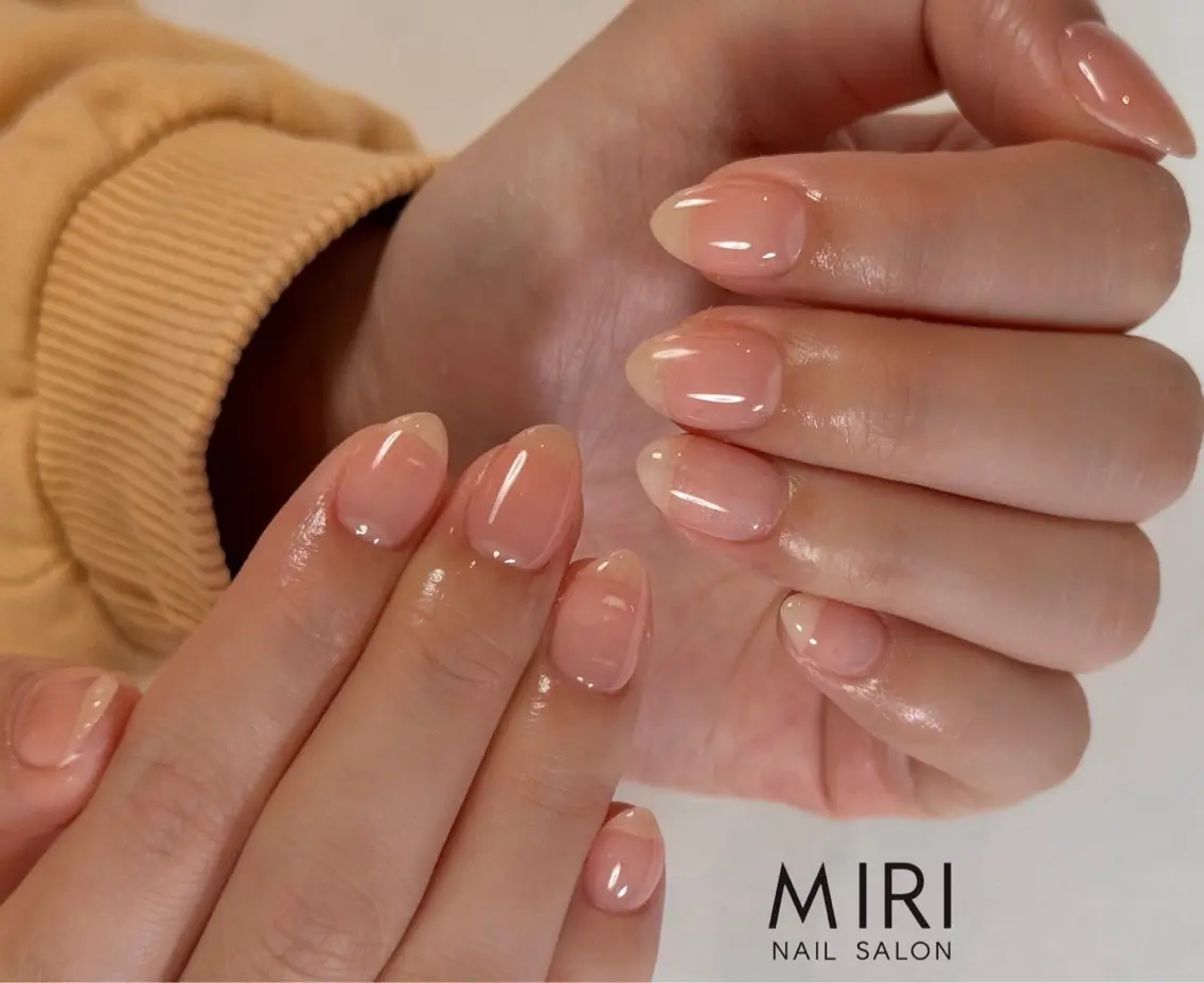 ネイル クリアネイル Miri nail salonのネイルデザイン