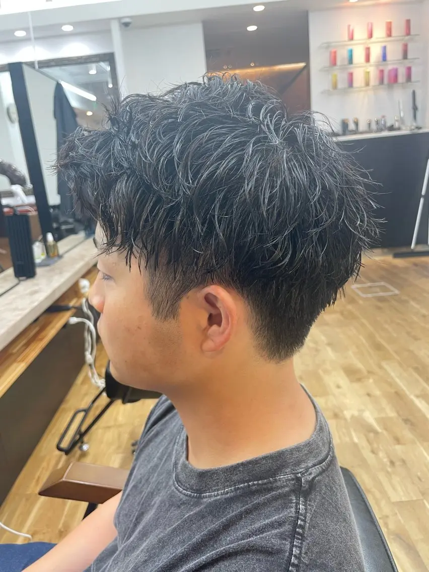 メンズ ボブパーマ🧸 /YUNAのヘアスタイル