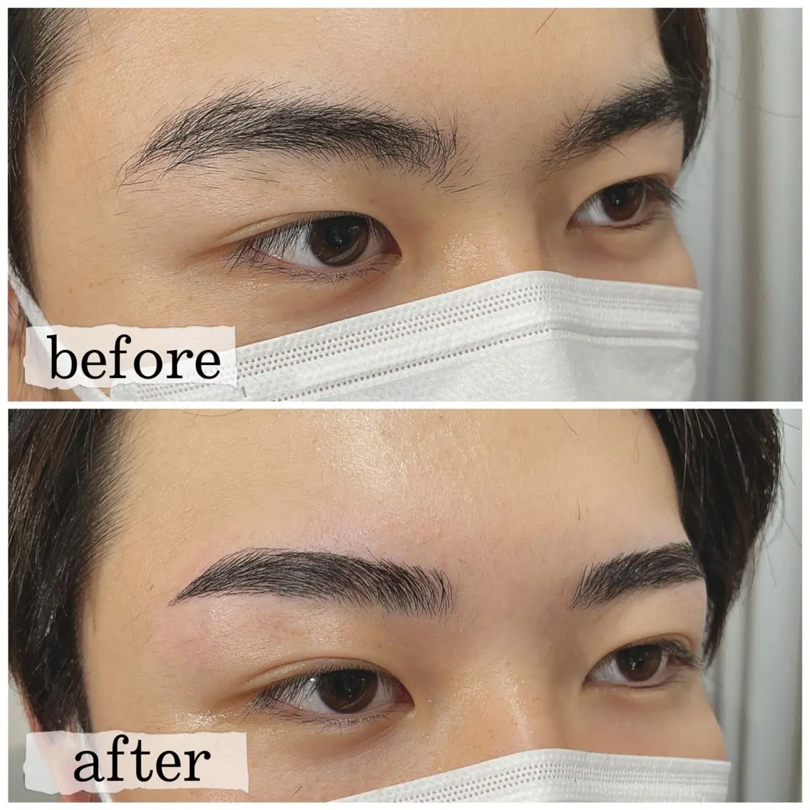 アイブロウ メンズアイブロウ 眉毛ワックス脱毛 中川 純菜の眉毛・アイブロウイメージ