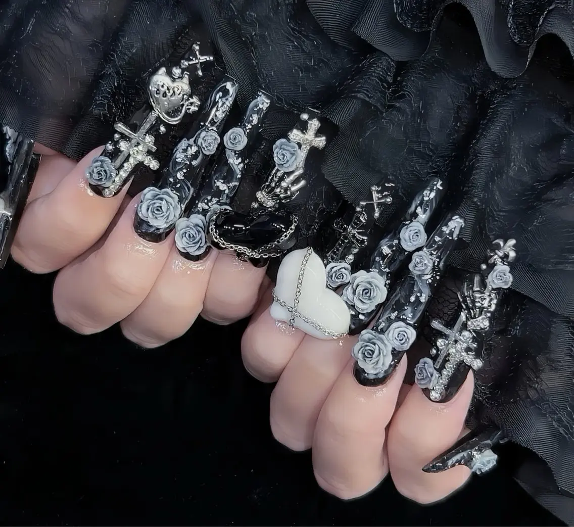 ネイル オーロラネイル ブルー フットネイル ジェルネイル 氷ネイル・うるうるネイル ハンドネイル Rin Nail 新大久保店のネイルデザイン