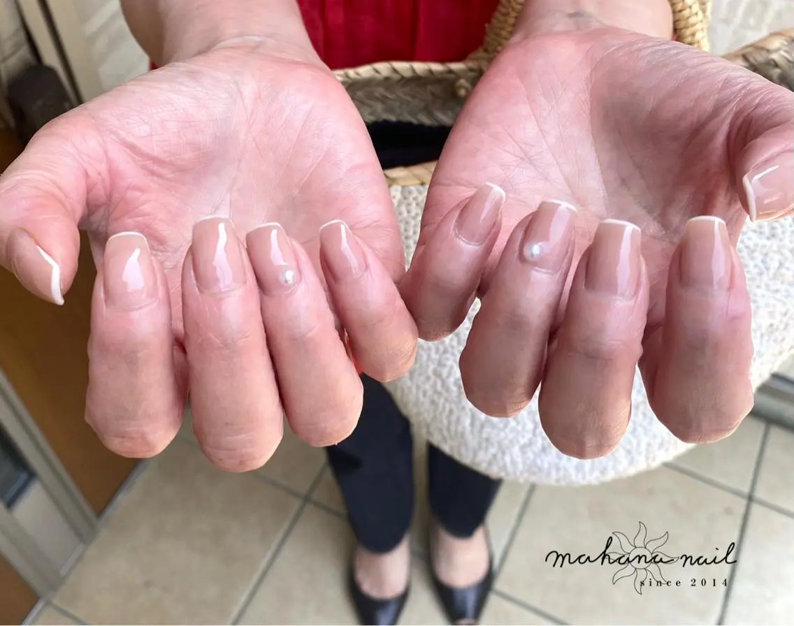 ネイル フレンチネイル mahana nailのネイルデザイン